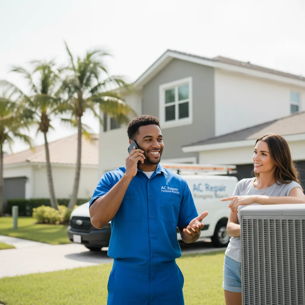 AC Repair Pompano Beach customer support in Midway